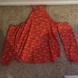 ABERCROMBIE & FITCH SHOULDER LESS TOP